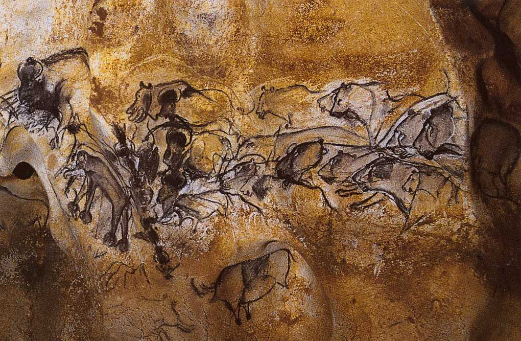 Social network dei dipinti su pannelli rupestri di Chauvet