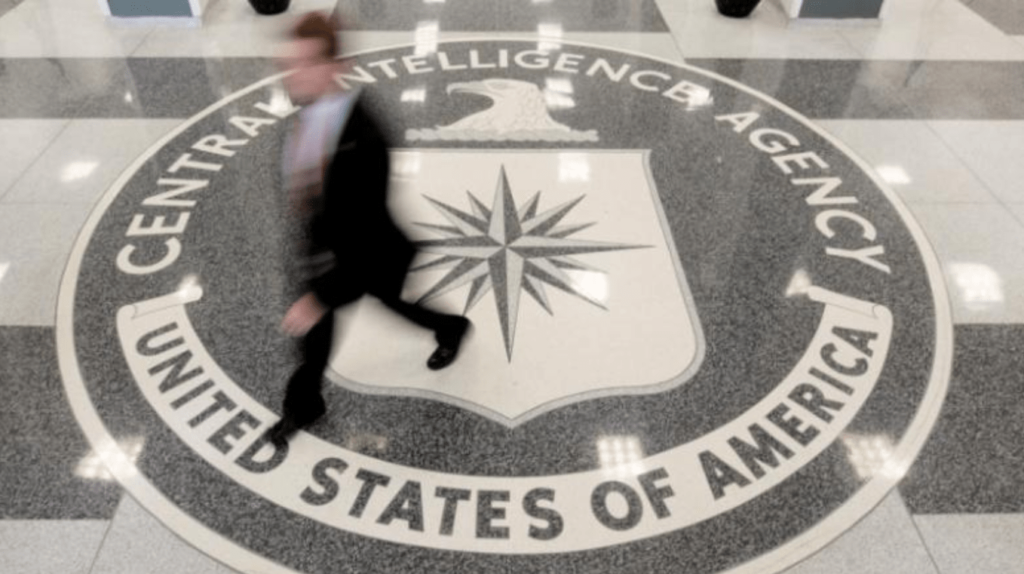 The lobby of the CIA Headquarters Building in Langley, Virginia, U.S.