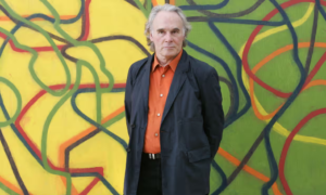 Brice-Marden-pictured-in-front-of-his-work-The-Propitious-Garden-of-Plane-Image-in-2007.-Photograph-AFPDDPGetty-Images-Source-theguardian.com_